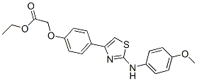 CAS#: 168127-31-9, Ethyl 2-[4-[2-[(4-Methoxyphenyl)Amino]-1,3-Thiazol-4-Yl]Phenoxy]Acetate