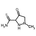 CAS#: 168269-98-5, 1-Methyl-4-Oxo-3-Pyrazolidinecarbothioamide