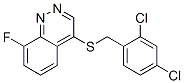 CAS#: 1683-34-7, 4-[(2,4-Dichlorophenyl)Methylsulfanyl]-8-Fluoro-Cinnoline