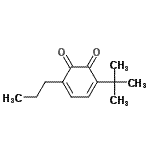 CAS 登录号：168331-79-1， 3-(2-甲基-2-丙基)-6-丙基-1,2-苯醌