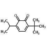 CAS#: 168331-80-4, 3-Isopropyl-6-(2-Methyl-2-Propanyl)-1,2-Benzoquinone