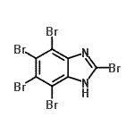 CAS#: 16865-25-1, 2,4,5,6,7-Pentabromo-1H-Benzimidazole