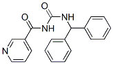 CAS 登录号：168779-54-2， N-[二(苯基)甲基氨基甲酰]吡啶-3-甲酰胺