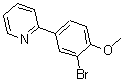 CAS 登录号：168823-65-2， 2-(3-溴-4-甲氧基苯基)-吡啶