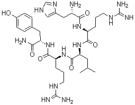 CAS#: 168916-68-5, L-Histidyl-L-Arginyl-L-Leucyl-L-Arginyl-L-Tyrosinamide
