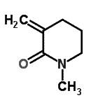 CAS 登录号：1690-73-9， 1-甲基-3-亚甲基-2-哌啶酮