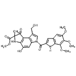CAS#: 169181-35-5, Methyl 4-Hydroxy-8-(Hydroxymethyl)-2-Methyl-1-Oxo-6-[(5,6,7-Trimethoxy-1H-Indol-2-Yl)Carbonyl]-1,2,3,6-Tetrahydropyrrolo[3,2-e]Indole-2-Carboxylate