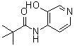 CAS 登录号：169205-93-0， N-(3-羟基-4-吡啶基)-2,2-二甲基丙酰胺