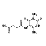 CAS#: 169234-54-2, 4-[(6-Amino-3-Methyl-2,4-Dioxo-1,2,3,4-Tetrahydro-5-Pyrimidinyl)Amino]-4-Oxobutanoic Acid