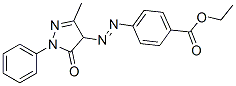 CAS 登录号：16926-70-8， 4-[(4,5-二氢-3-甲基-5-氧代-1-苯基-1H-吡唑-4-基)偶氮]苯甲酸乙酯