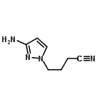 CAS 登录号：169266-68-6， 4-(3-氨基-1H-吡唑-1-基)丁腈
