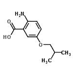CAS#: 169283-23-2, 2-Amino-5-Isobutoxybenzoic Acid