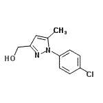CAS 登录号：169547-92-6， [1-(4-氯苯基)-5-甲基-1H-吡唑-3-基]甲醇