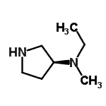 CAS#: 169750-78-1, (3S)-N-Ethyl-N-Methyl-3-Pyrrolidinamine