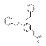 CAS 登录号：1699-54-3， 1,2-二(苄氧基)-4-[(E)-2-硝基乙烯基]苯