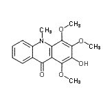 CAS#: 17014-62-9, 2-Hydroxy-1,3,4-Trimethoxy-10-Methyl-9(10H)-Acridinone