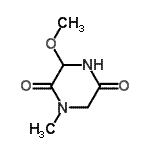 CAS#: 170376-80-4, 3-Methoxy-1-Methyl-2,5-Piperazinedione