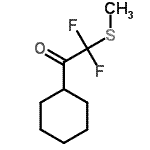CAS#: 170654-39-4, 1-Cyclohexyl-2,2-Difluoro-2-(Methylsulfanyl)Ethanone