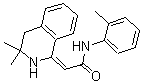 CAS#: 170658-21-6, 2-(3,4-Dihydro-3,3-Dimethyl-1(2H)-Isoquinolinylidene)-N-(2- Methylphenyl)-Acetamide