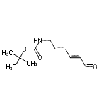 CAS#: 170748-20-6, 2-Methyl-2-Propanyl [(2E,4E)-6-Oxo-2,4-Hexadien-1-Yl]Carbamate