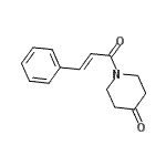CAS 登录号：17077-45-1， 1-[(2E)-3-苯基-2-丙烯酰基]-4-哌啶酮