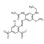 CAS#: 170778-70-8, N-[2-(2-Chloro-4,6-Dinitro-Phenyl)Azo-5-(Ethylamino)-4-Methoxy-Phenyl]Acetamide