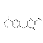 CAS 登录号：170955-22-3， 甲基4-(3-乙酰氧基-2-甲基丙基)苯甲酸酯