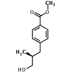 CAS#: 170955-25-6, Methyl 4-[(2S)-3-Hydroxy-2-Methylpropyl]Benzoate