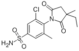 CAS#: 17100-96-8, 3-Chloro-4-(3-Ethyl-3-Methyl-2,5-Dioxo-1-Pyrrolidinyl)-5-Methylbenzene-1-Sulfonamide
