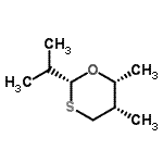 CAS#: 171038-84-9, (2R,5S,6R)-2-Isopropyl-5,6-Dimethyl-1,3-Oxathiane