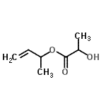 CAS 登录号：171089-58-0， 3-丁烯-2-基2-羟基丙酸酯