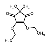 CAS#: 171195-56-5, 4,5-Diethoxy-2,2-Dimethyl-4-Cyclopentene-1,3-Dione
