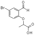 CAS#: 171347-47-0, 2-(4-Bromo-2-Formylphenoxy)Propanoic Acid
