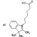 CAS#: 171429-43-9, 6-(2,3,3-Trimethylindol-1-Ium-1-Yl)Hexanoic Acid Bromide