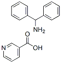 CAS 登录号：171507-33-8， 二苯基甲胺吡啶-3-羧酸盐
