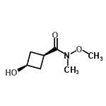 CAS#: 171549-81-8, cis-3-Hydroxy-N-Methoxy-N-Methylcyclobutanecarboxamide
