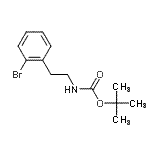CAS#: 171663-06-2, 2-Methyl-2-Propanyl [2-(2-Bromophenyl)Ethyl]Carbamate