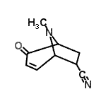 CAS#: 171781-80-9, 8-Methyl-2-Oxo-8-Azabicyclo[3.2.1]Oct-3-Ene-6-Carbonitrile