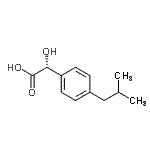 CAS#: 171888-75-8, (2R)-Hydroxy(4-Isobutylphenyl)Acetic Acid