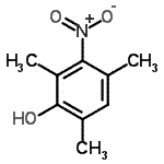 CAS#: 1719-21-7, 2,4,6-Trimethyl-3-Nitrophenol