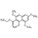 CAS#: 17213-51-3, Ethyl 1,3,6,8-Tetramethoxy-2-Naphthoate