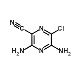 CAS 登录号：17231-59-3， 3,5-二氨基-6-氯-2-吡嗪甲腈