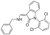 CAS 登录号：172371-92-5， (3Z)-1-(2,6-二氯苯基)-3-[(苯基甲基氨基)亚甲基]吲哚-2-酮