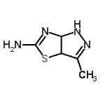 CAS#: 172844-31-4, 3-Methyl-3A,6A-Dihydro-1H-Pyrazolo[3,4-d][1,3]Thiazol-5-Amine