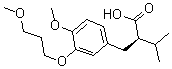 CAS 登录号：172900-71-9， (alphaR)-4-甲氧基-3-(3-甲氧基丙氧基)-alpha-(1-甲基乙基)-苯丙酸