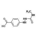 CAS 登录号：173072-46-3， 4-[2-(甲基氨基甲酰)肼基]苯甲酸
