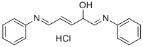 CAS 登录号:17315-76-3, 5-(苯基氨基)-1-(苯基亚胺)-2,4-戊二烯-2-醇盐酸盐(1:1)