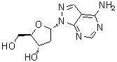 CAS#: 17318-21-7, 1-(2-Deoxy-beta-D-Erythro-Pentofuranosyl)-1H-Pyrazolo[3,4-d]Pyrimidin-4-Amine