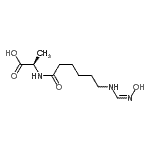 CAS#: 173183-92-1, N-(6-{(E)-[(Hydroxyamino)Methylene]Amino}Hexanoyl)-D-Alanine