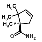 CAS#: 173411-22-8, (1R)-1,2,2-Trimethyl-3-Cyclopentene-1-Carboxamide